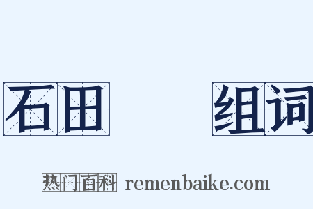 石田詩選组词是什么意思的图片